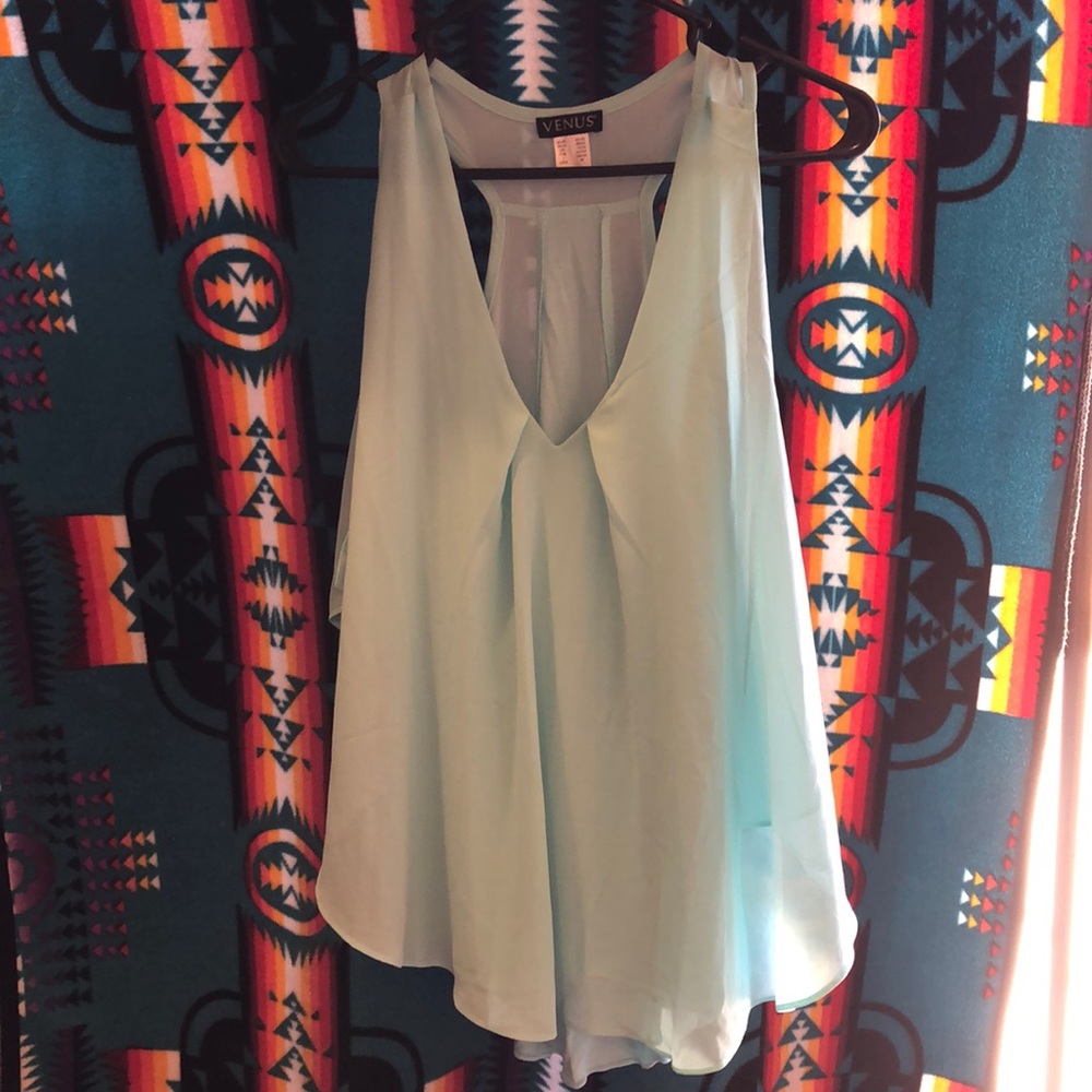Teal formal tank top. Only worn a few times